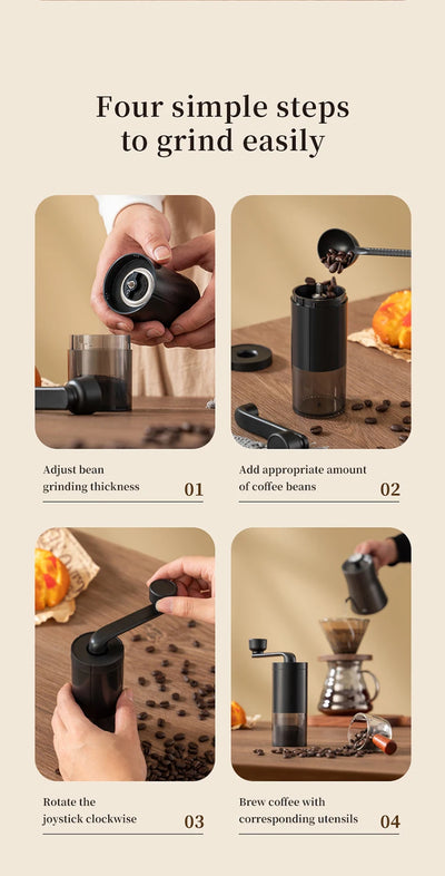 מטחנת פולי קפה ידנית