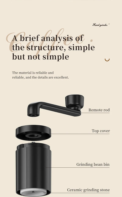 מטחנת פולי קפה ידנית