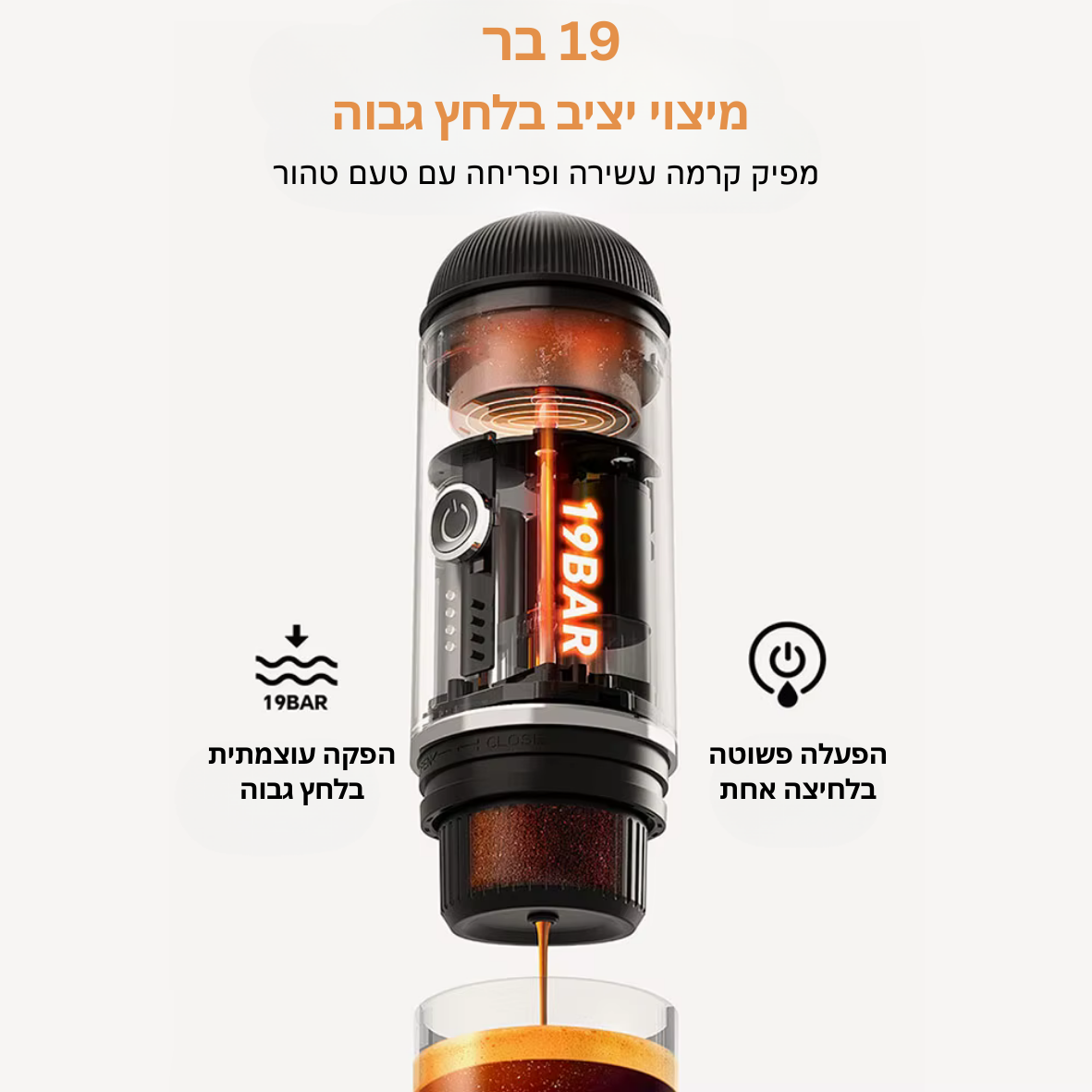 ™BristaChoice מכונת אספרסו ניידת